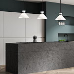 Подвесной светильник с белым стеклянным конусным плафоном Alora Mood варинант исполнения - 7 | Loft Concept в Грозном