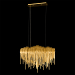 Люстра подвесная с металлическими цепочками и изогнутыми металлическими дугами 72 см Atlantis Chain варинант исполнения - 13 | Loft Concept в Грозном