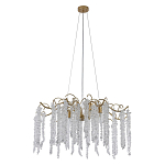 Люстра c подвесками из прозрачного хрусталя Диаметр 85 см FAIRYTREE Light варинант исполнения - 2 | Loft Concept в Грозном