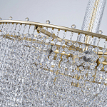 Люстра многоярусная с каскадами кристаллов Crystal Rains варинант исполнения - 8 | Loft Concept в Грозном