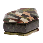 Шкатулка для украшений с мозаикой из натуральных камней Stone Casket варинант исполнения - 2 | Loft Concept в Грозном