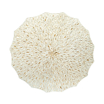 Стол кофейный с отделкой раковинами устриц Coastal Charm варинант исполнения - 3 | Loft Concept в Грозном