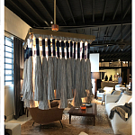 Люстра квадратная плетеная с бахромой Wicker Square Chandelier with Tassels варинант исполнения - 4 | Loft Concept в Грозном