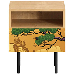 Прикроватная тумба с изображением на ящике Elise Nightstand варинант исполнения - 5 | Loft Concept в Грозном