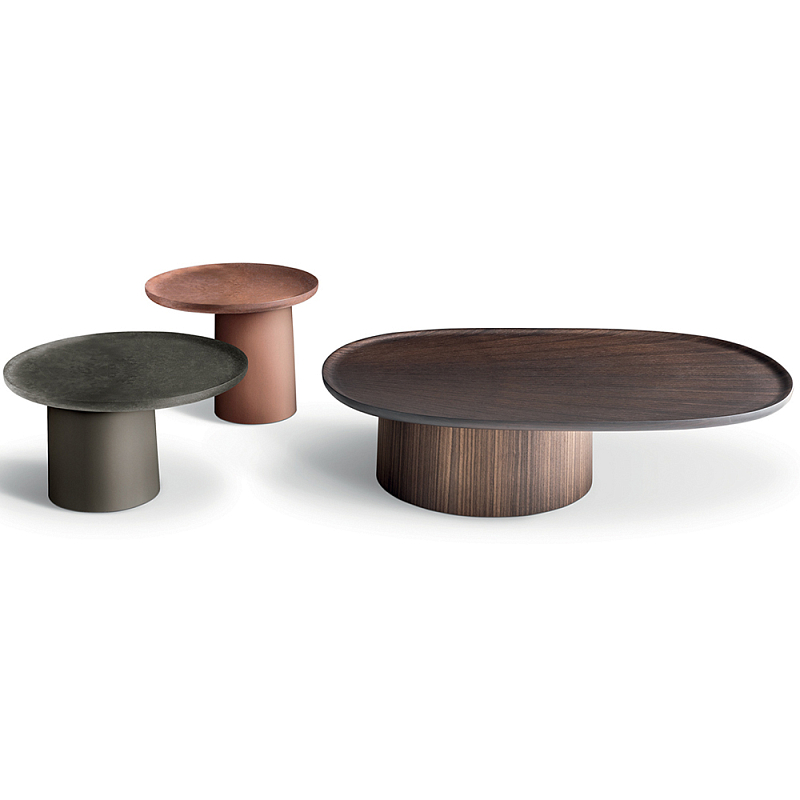 Дизайнерский кофейный стол LOUISA Coffee Table Коричневый Серый Терракотовый Серо-зеленый Дизайнерский кофейный стол LOUISA Coffee Table Коричневый Серый Терракотовый Серо-зеленый в Грозном | Loft Concept