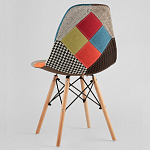 Стул с обивкой в технике пэчворк DSW варинант исполнения - 5 | Loft Concept в Грозном