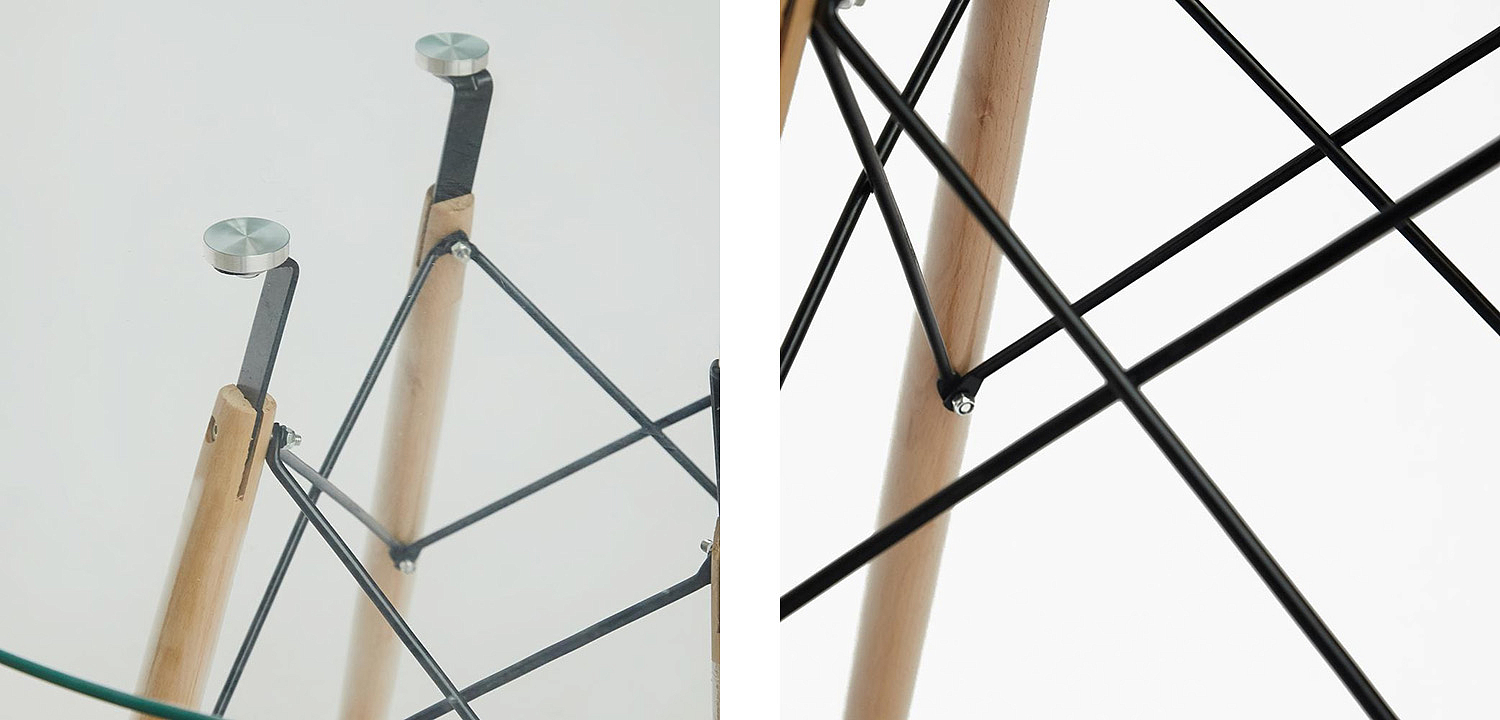 Стол DSW glass table - Loft-Concept в Грозном