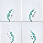 Плитка с узором Ландыш варинант исполнения - 1 | Loft Concept в Грозном