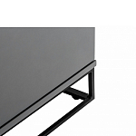 ТВ-тумба цвета графит с  2-мя дверцами и ящиком Strict Lines варинант исполнения - 5 | Loft Concept в Грозном