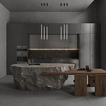 Подвсеной светильник светодиодный металлический цилиндрической формы черный Trumpet tube варинант исполнения - 4 | Loft Concept в Грозном