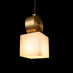 Подвесной светильник светодиодный с квадратным плафоном Stone Helios варинант исполнения - 2 | Loft Concept в Грозном