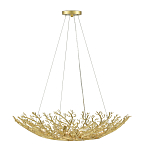 Люстра в форме золотой чаши из кораллов Coral Decor варинант исполнения - 2 | Loft Concept в Грозном