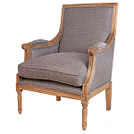 Кресло William Classical Armchair grey flax варинант исполнения - 3 | Loft Concept в Грозном