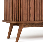 ТВ-тумба с двумя раздвижными дверцами Toinette Brown TV Stand варинант исполнения - 6 | Loft Concept в Грозном