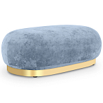 Длинный овальный пуф Ambrose Soft Oval Pouf варинант исполнения - 6 | Loft Concept в Грозном