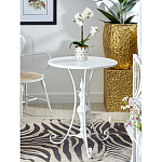 Столик белый кованный в прованском стиле Vaucluse варинант исполнения - 4 | Loft Concept в Грозном