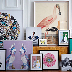 Панно Розовый цветок вышитое бисером PETALS BEADED ART варинант исполнения - 1 | Loft Concept в Грозном