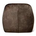 Барный стул со спинкой и подлокотниками на 4-х деревянных ножках Douglas Rhombus Коричневый Велюр варинант исполнения - 4 | Loft Concept в Грозном