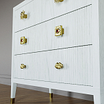 Бельевой Комод с 4 ящиками Elsa Dreams White варинант исполнения - 4 | Loft Concept в Грозном