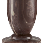 Настольная лампа из мрамора с тканевым абажуром Seductress варинант исполнения - 1 | Loft Concept в Грозном