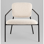 Кресло лаунж Rooney букле белый варинант исполнения - 2 | Loft Concept в Грозном