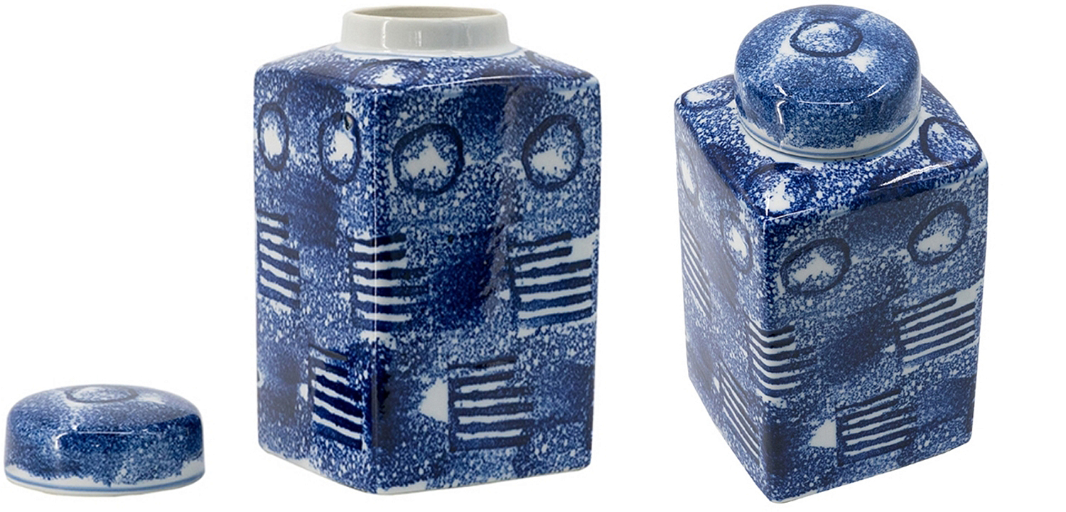 Ваза с крышкой Abstraction Vase square Ваза с крышкой Abstraction Vase square - Loft-Concept в Грозном