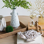 Статуэтка черепаха с ажурным панцирем и детализированной текстурой в белом цвете Marine Accessories варинант исполнения - 6 | Loft Concept в Грозном