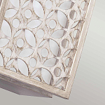 Бра прямоугольное в серебрянном цвете с ажурной решеткой Feiss варинант исполнения - 5 | Loft Concept в Грозном