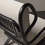 Дизайнерское кресло из ротанга Gio Ponti CONTINUUM D.163.7 BY BONACINA 1889 Armchair варинант исполнения - 4 | Loft Concept в Грозном