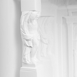 Встраиваемый в стену гипсовый светильник под покраску с колоннами и арками в античном стиле Antiquity Athena варинант исполнения - 12 | Loft Concept в Грозном