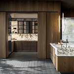 Раздвижные деревянные двери для кухни SISTEMA 7 Dada Engenereed Doors варинант исполнения - 1 | Loft Concept в Грозном