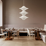 Подвесной вязаный белый светильник «Звезда Востока 03» варинант исполнения - 3 | Loft Concept в Грозном