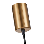 Подвесной светильник со стеклянным плафоном янтарного цвета Prestige варинант исполнения - 5 | Loft Concept в Грозном