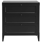Комод с 3-мя ящиками черный Silva Black Chest of Drawers варинант исполнения - 2 | Loft Concept в Грозном