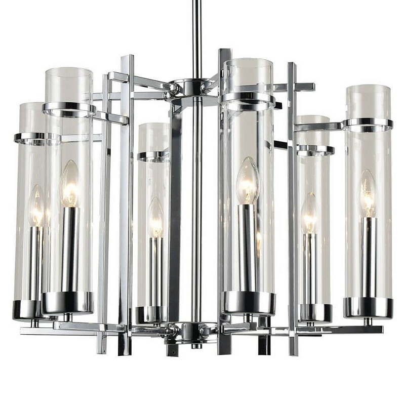 Люстра Giuliano Light Chromium Хром Прозрачный Люстра Giuliano Light Chromium Хром Прозрачный в Грозном | Loft Concept