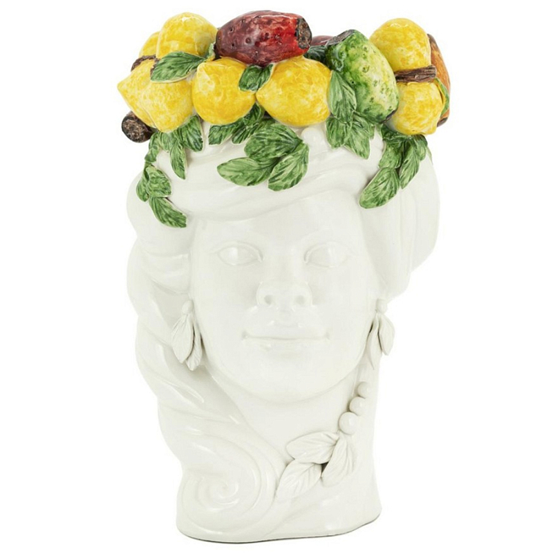Ваза No Face Head Vase Lady Белый Желтый Зеленый Ваза No Face Head Vase Lady Белый Желтый Зеленый в Грозном | Loft Concept