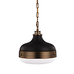 Подвесной светильник с круглым белым плафоном в индустриальном стиле Feiss варинант исполнения - 1 | Loft Concept в Грозном