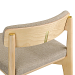 Барный стул из массива ясеня Elegant Ash Shape варинант исполнения - 1 | Loft Concept в Грозном