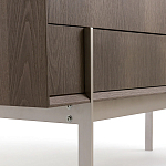 Шкаф из серого дуба Sawada Gray Oak Cabinet варинант исполнения - 6 | Loft Concept в Грозном