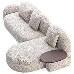 Модульный Диван Orus с кушеткой и столиком варинант исполнения - 3 | Loft Concept в Грозном