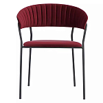 Стул мягкий с бархатистой велюровой спинкой и сиденьем Wine Chair варинант исполнения - 1 | Loft Concept в Грозном