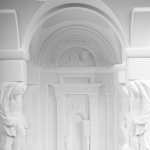 Встраиваемый в стену гипсовый светильник под покраску с колоннами и арками в античном стиле Antiquity Athena варинант исполнения - 10 | Loft Concept в Грозном