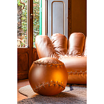 Дизайнерский кожаный пуф в виде бейсбольного мяча Poltronova Joe Ball Pouf варинант исполнения - 5 | Loft Concept в Грозном