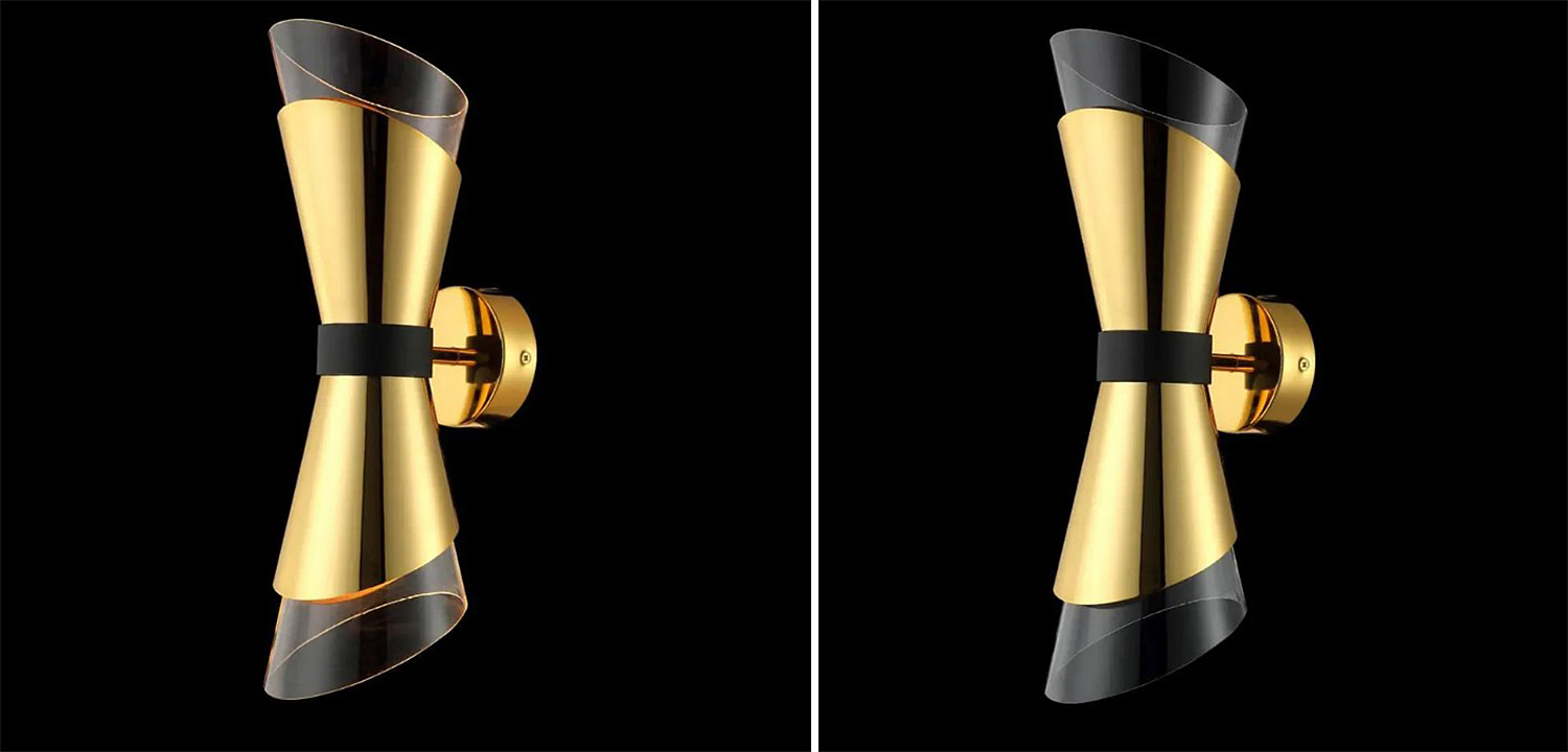 Бра Edson Gold Wall Lamp Бра Edson Gold Wall Lamp - Loft-Concept в Грозном