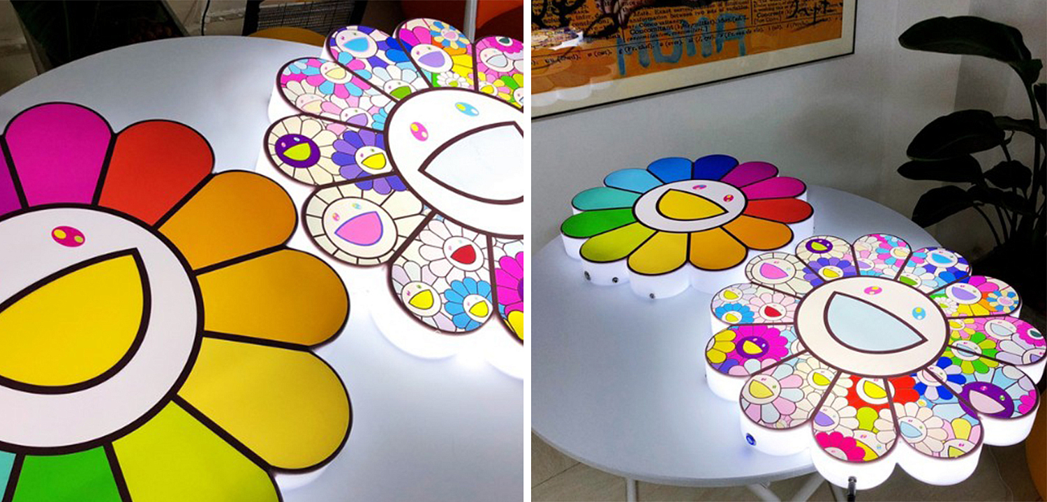 Светильник разноцветный подсолнух Takashi Murakami 2 Светильник разноцветный подсолнух Takashi Murakami 2 - Loft-Concept в Грозном