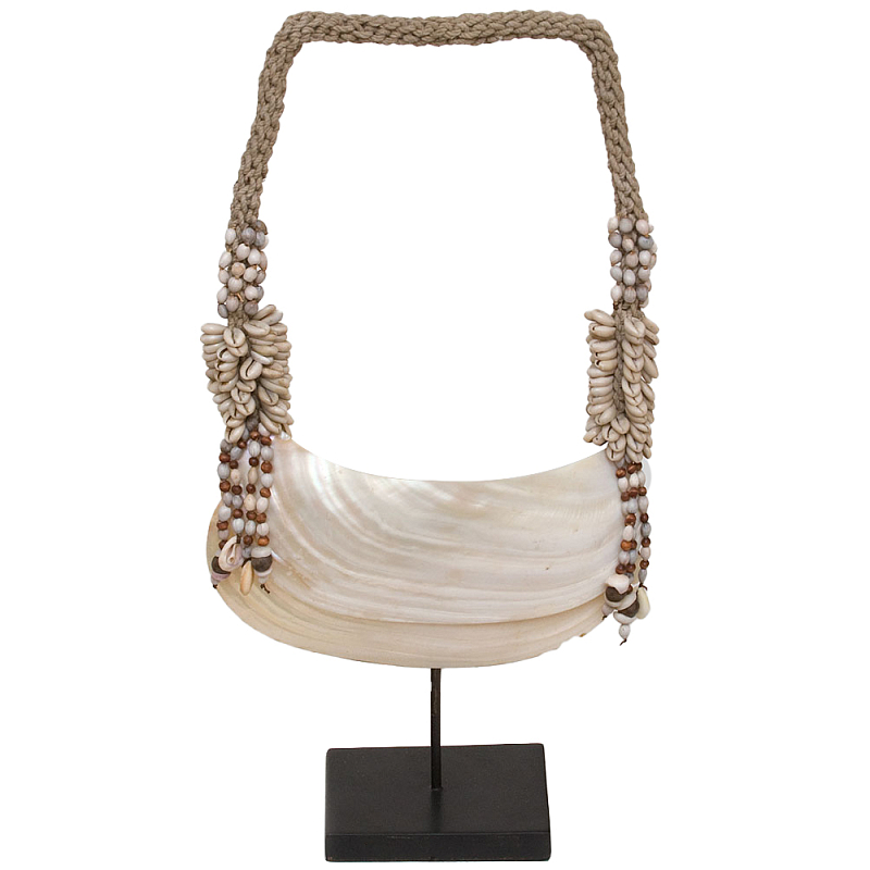 Этническое украшение пояс из ракушек на подставке Aboriginal Pearl Shell Belt Бежевый Перламутровый Черный Этническое украшение пояс из ракушек на подставке Aboriginal Pearl Shell Belt Бежевый Перламутровый Черный в Грозном | Loft Concept