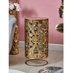 Столик приставной с цветочной резной фактурой Madagascar варинант исполнения - 3 | Loft Concept в Грозном