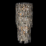 Бра с каскадом из прозрачного хрусталя и корпусом из металла цвета хром Constant Sparks варинант исполнения - 5 | Loft Concept в Грозном