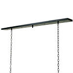 Люстра прямоугольная с 4-мя прозрачными цилиндрическими плафонами  Stamped Cylinders варинант исполнения - 2 | Loft Concept в Грозном