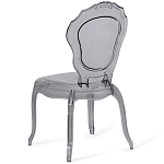 Прозрачный стул серый LOUIS GHOST CHAIR Grey варинант исполнения - 7 | Loft Concept в Грозном